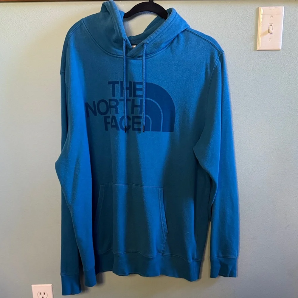The North Face Men's XL Hoodie blue - Picture 1 of 5